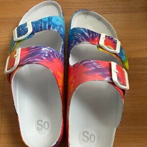 SO Passion Fruit Women's Slide Sandals - Like New - Size 8